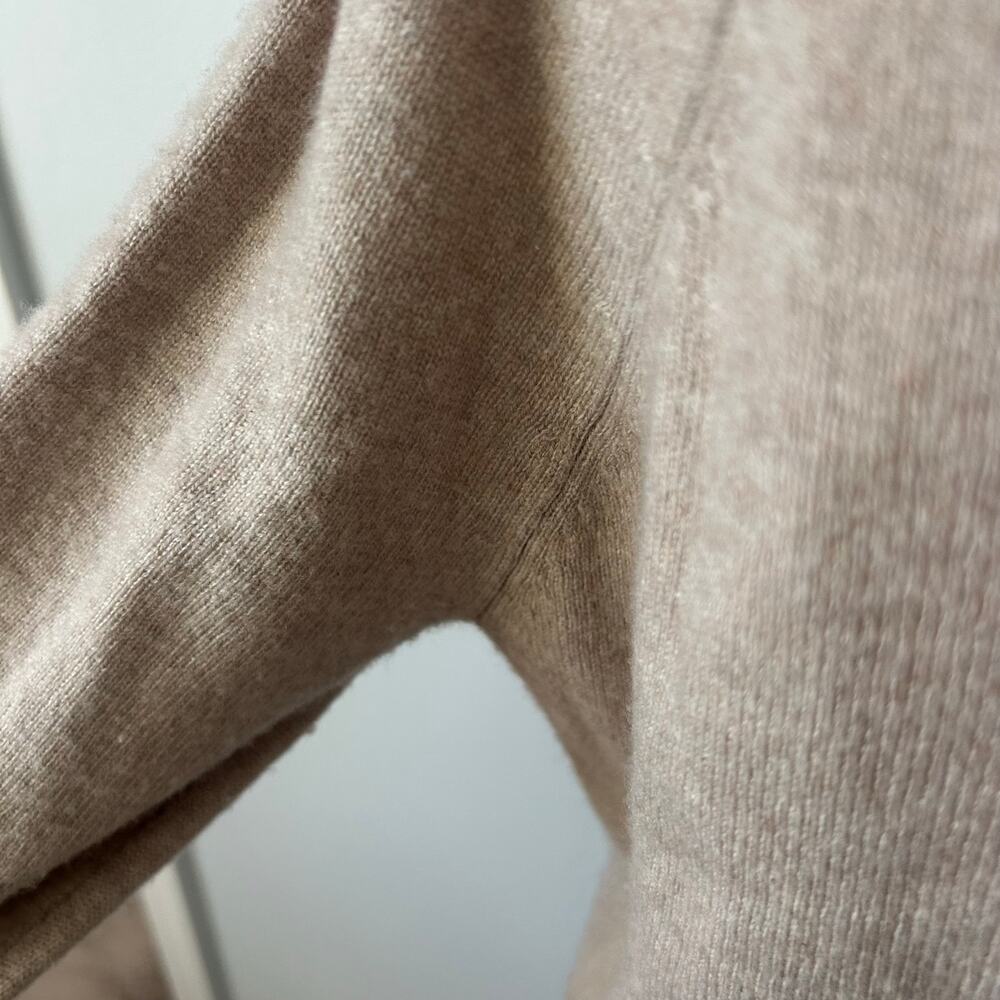 Vince Cashmere Sweater Crewneck Soft Slouchy Neutral Beige Wool and Cashmere XS - Picture 5 of 5